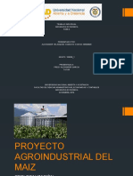 Proyecto Agroindustrial Del Maiz