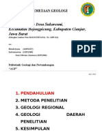 Geologi Daerah Sukaresmi