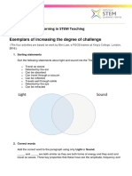 Differentiating For Learning in STEM Teaching: 1. Sorting Statements