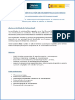 Contenido - ADGD0210 Creación y Gestion Microempresas