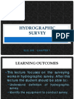 Hydrographic Survey: Ecg 305: Chapter 7