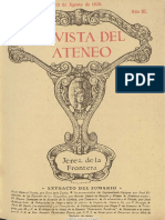 Revista Del Ateneo (Jerez de La Frontera) - 15-8-1926, N.º 25