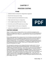 Process Costing: Learning Objectives