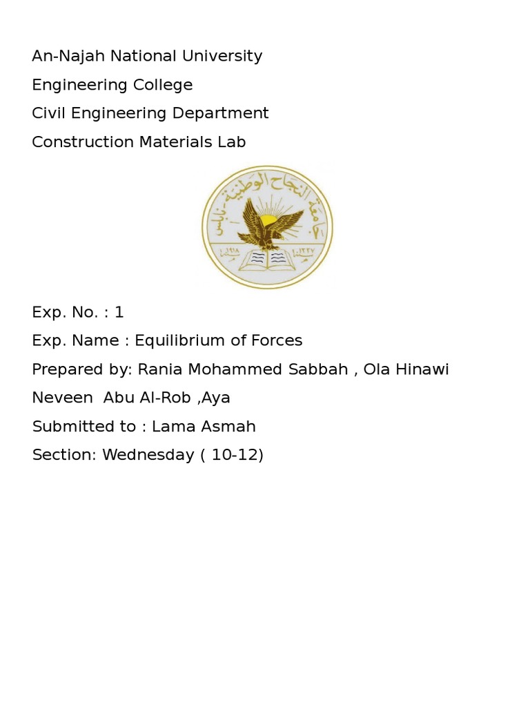 Equilibrium Of Forces Pdf Tension Physics Newton S Laws Of Motion