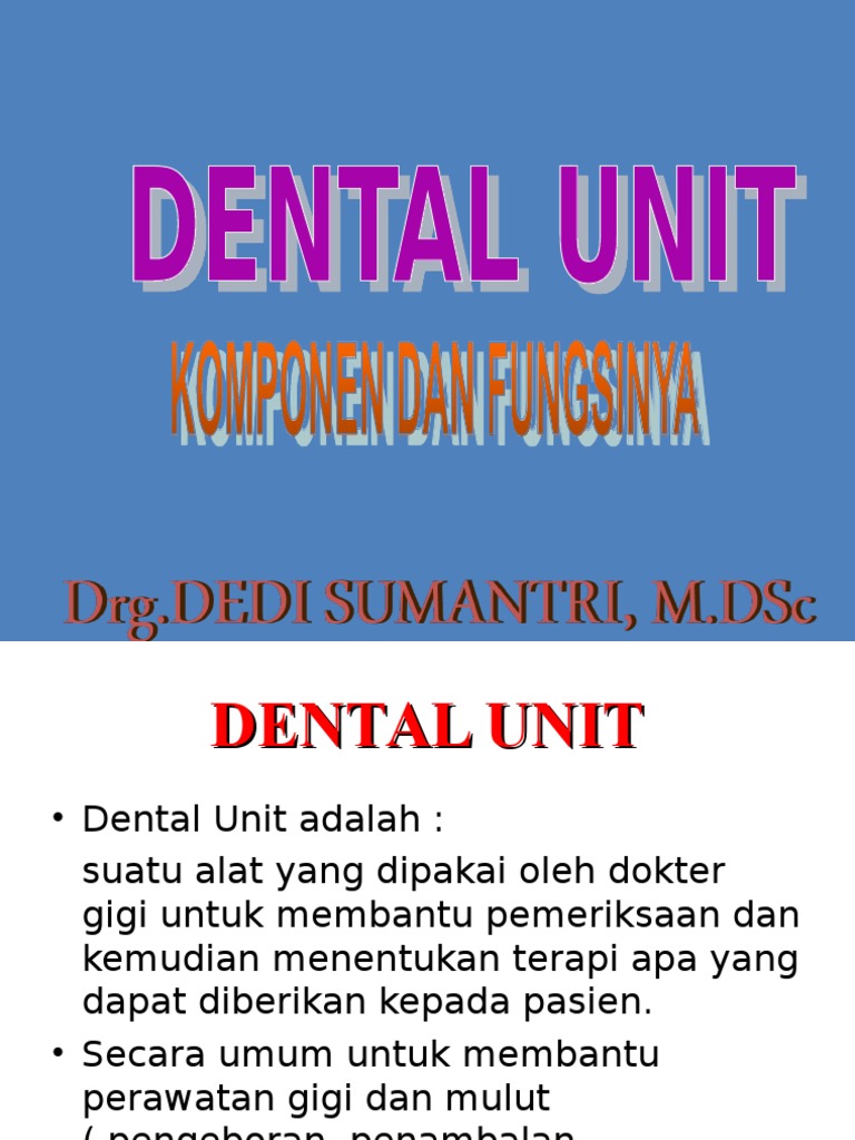 KP Dental Unit PDF