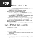 Earned Value - What Is It?