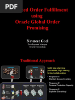 Enhanced Order Fulfillment Using Oracle Global Order Promising