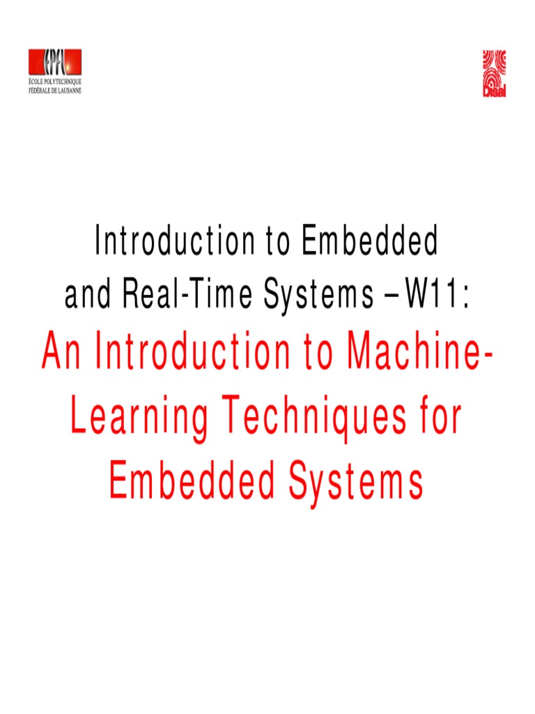 Machine Learning in Embedded System | PDF | Machine Learning | Genetic ...