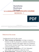 Sunstone Business School: E-Commerce Certificate Course