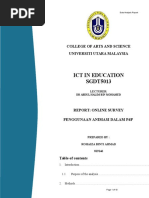 Ict in Education SGDT5013: College of Arts and Science Universiti Utara Malaysia