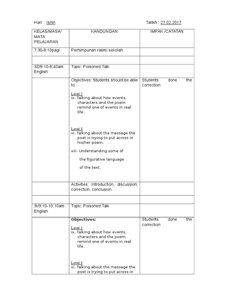 Objectives | PDF | Language Arts & Discipline | General Fiction