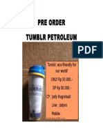 Pre Order Tumblr Petroleum Engineering