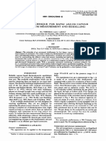 A Novel Technique for Rapid Vle Measurement and Modelling