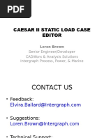 c2 Static Load Case Editor
