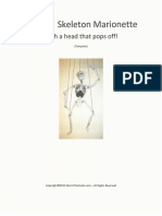 Skeleton Marionette Template