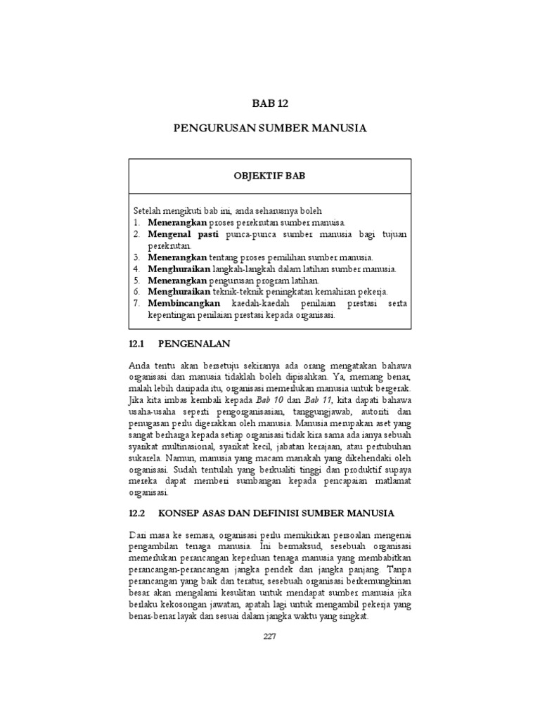 Bab 12 | PDF