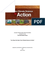 Turn Down The Heat: From Climate Science To Action!: The World Bank Group