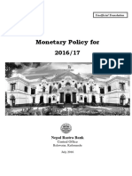 Monetary Policy (In English) - 2016-17 (Full Text)