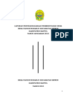 LPPD Desa Panggungharjo 2016