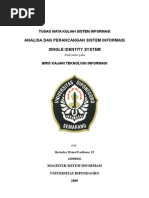 Download Single Identity System on BKTI by Harindra W Pradhana SN34034670 doc pdf