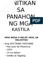 Ang Panitikan Sa Panahon NG Mga Kastila