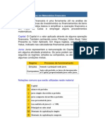 Elementos Básicos em Matemática Financeira