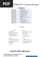 Newell Company Case Group4