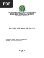 Roteiro Ensaio de Tração