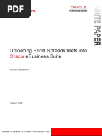 Uploading Excel Spreadsheets Into Ebusiness Suite: Oracle