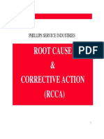 Root Cause & Corrective Action Corrective Action (RCCA) (RCCA)