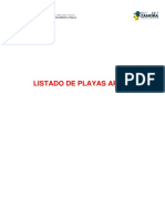 Lista de Playas Aptas