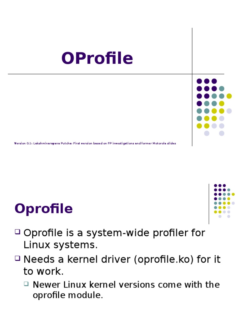 How To Use OProfile | PDF