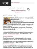 Cantos de Atividades Diversificadas Educao Infantil Ok