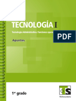 Tecnologia 1 Administración Telesecundaria