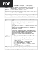 Stem Lesson Plan