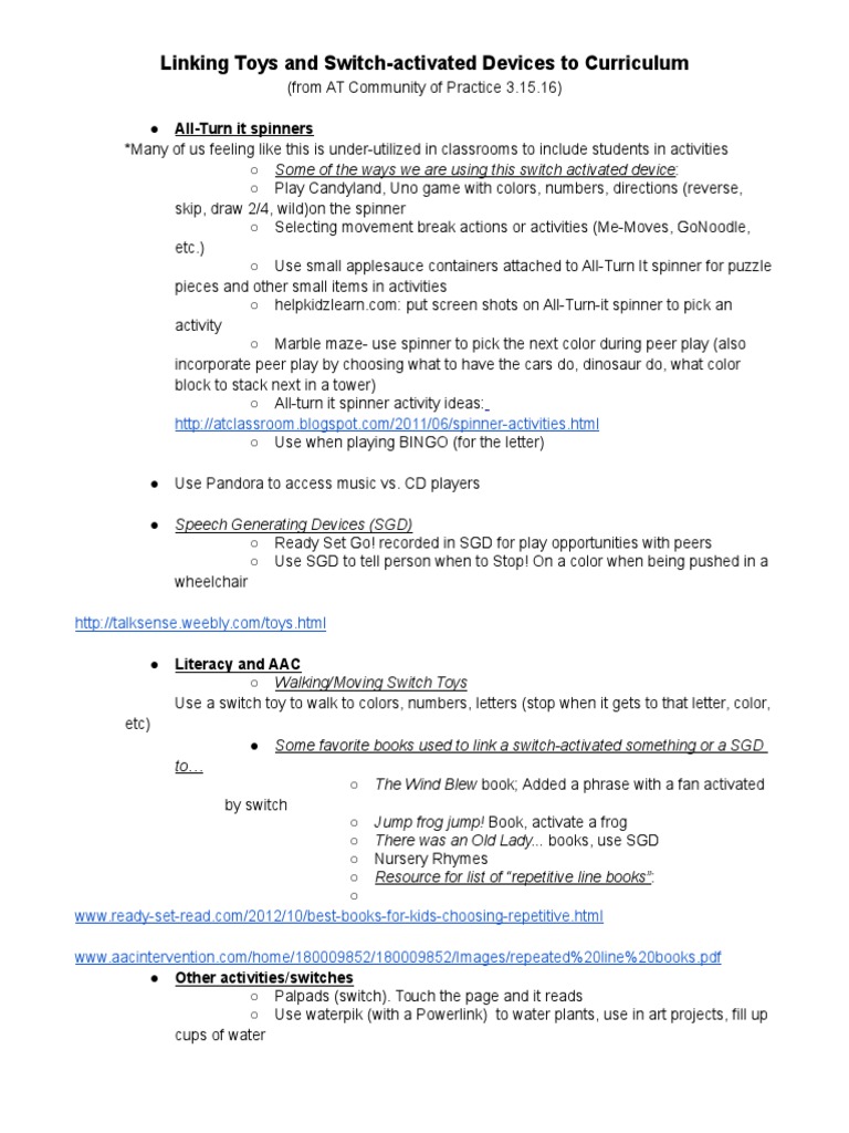Integrating Switch Devices in Education | PDF | Lesson Plan | Learning