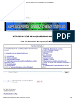 Aquarium Nitrogen Cycle - Cycling Methods - Ammonia & Nitrates