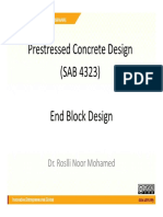Prestressed Concrete Design (SAB 4323) : Dr. Roslli Noor Mohamed