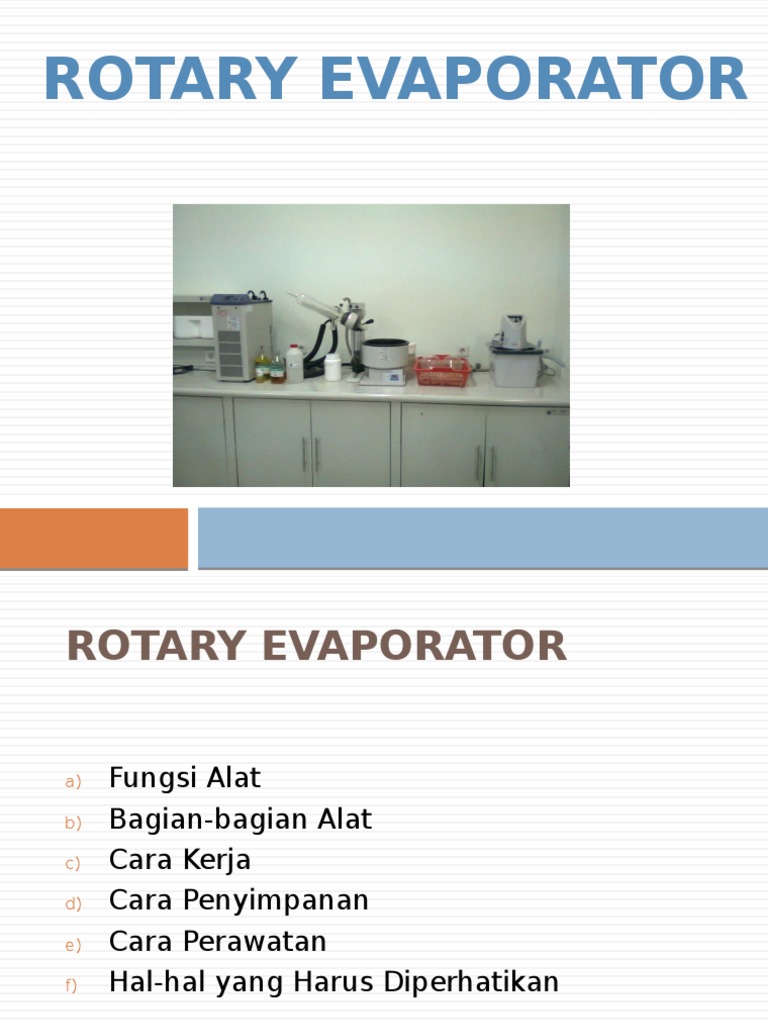 PPT Rotary Evaporator PDF