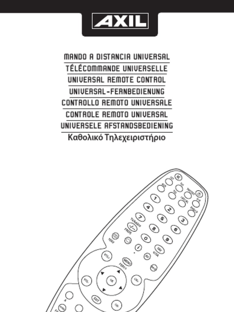 Mando Universal MD0277E: Guía de Uso | PDF | Control remoto | Vídeo