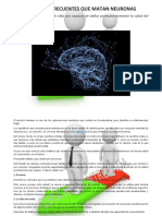 8 Hábitos Frecuentes Que Matan Neuronas