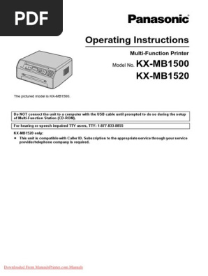 Panasonic KX MB1500
