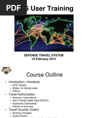 Dts User Training Slides Pdf Per Diem Credit Card