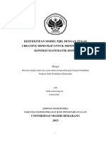 Keefektifan Model PJBL Dengan Tugas Creative Mind-Map Untuk Meningkatkan Koneksi Matematik Siswa