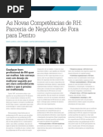 As Novas Competências de RH