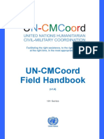 United Nations Humanitarian Civil-Military Coordination - Field Handbook v1 - 2015