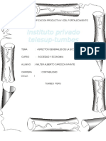 Monografia de La Sociedad y Economia