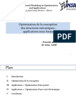 Optimisation de La Conception Des Structures Mécaniques _ Applications Sous Ansys