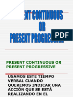 Presentación PRESENT CONTINUOUS