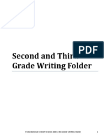 2nd 3rd Grade Writing Folder PDF